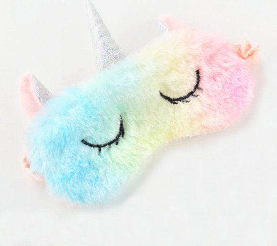 Slaapmasker Unicorn eenhoorn slaapmasker oogmasker unicorn regenboog kinderen