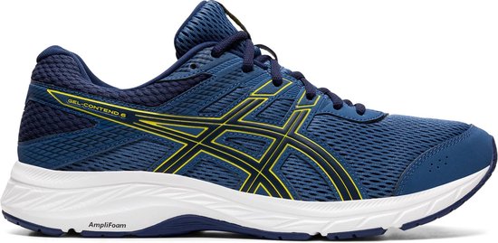 Asics Sportschoenen - Maat 44 - Mannen - blauw,geel | bol.com