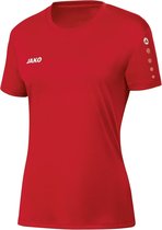 Jako - Jersey Team Women S/S - Shirt Team KM dames - 44 - Rood