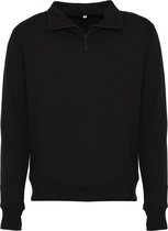 REWAGE Sweater Halve Rits - Zwart - XXL