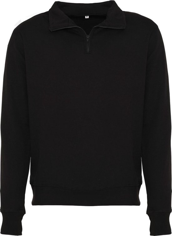REWAGE Sweater Halve Rits - Zwart - XXL | bol.com
