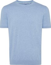 Tresanti Heren Pullover Korte Mouw Ronde Hals Lichtblauw Regular Fit - 3XL