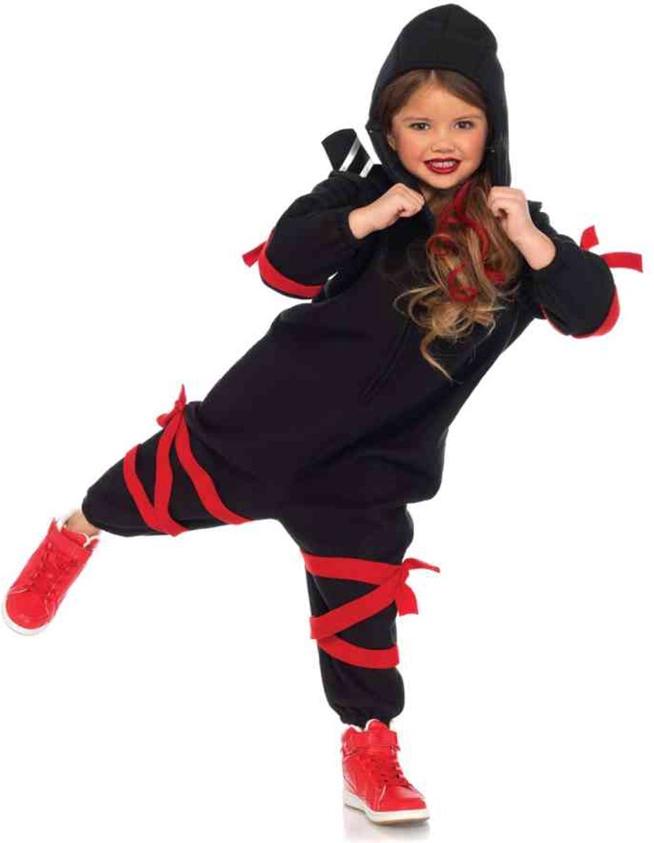Ninja Kigarumi Onesie Deluxe Meisjes KostuumLeg Avenue