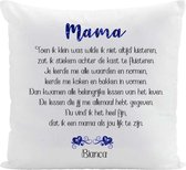 Moederdagcadeau | gepersonaliseerd kussen voor mama | kussen met gedicht moederdag