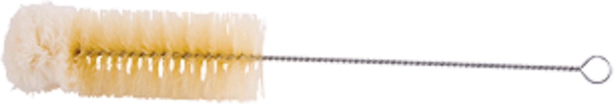 Flessenborstel - diameter 5 cm - lengte 32 cm - met wolkop Flessenborstel - diameter 5 cm - lengte 32 cm - met wolkop