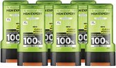 L'Oréal Men Expert Clean Power Douchegel - 6x300 ml - Voordeelverpakking