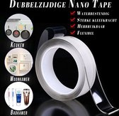 VOORDEELVERPAKKING ( 2 STUKS ) - Nano Tape - Dubbelzijdige Tape - Magic Tape - Gekko Tape - Afwasbare Tape - Ultra Sterke Tape - Transparante Tape - Gekko Grip - Multifunctionele T