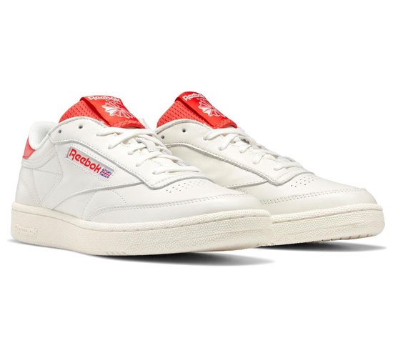 Baskets Reebok - Taille 40,5 - Homme - blanc / rouge | bol.com