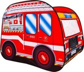 Imaginarium Speeltent Brandweer - Pop Up Tent Brandweerauto - Met Handige Draagtas