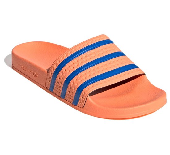 adidas Slippers - Maat 40.5 - Unisex - oranje/ blauw | bol