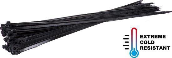 Doitsa 100pcs Attache Câbles Nylon Fixation Noir 3 x 150mm Serre Câbles 