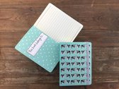 Alex Clark Small Chunky Notebook Koeien ~ Softcover Notitieboek Koe