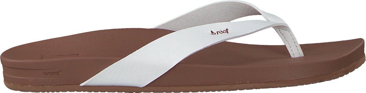 Reef Cushion Court Dames Slippers Cloud Wit
