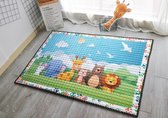 Speelkleed Baby Speelmat Kind Kindervloerkleed Spelen Kinderen - Dierenprint - Cadeau - 150cm x 200cm - GreenLuxury®