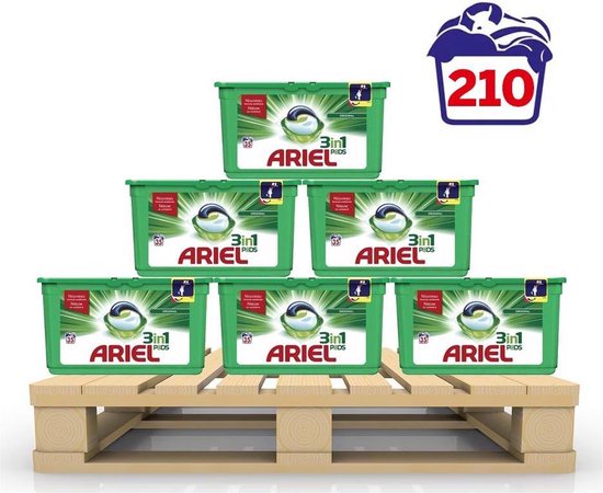 Ariel 3in1 PODS Original - 6 maanden box 210 Wasbeurten - Wasmiddel Capsules