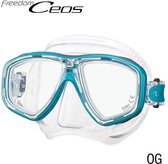 TUSA Snorkelmasker Duikbril Ceos - M-212-OG - transparant/groen