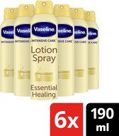 Vaseline Spray Essential Healing Bodylotion  - 6 x 190 ml - Voordeelverpakking