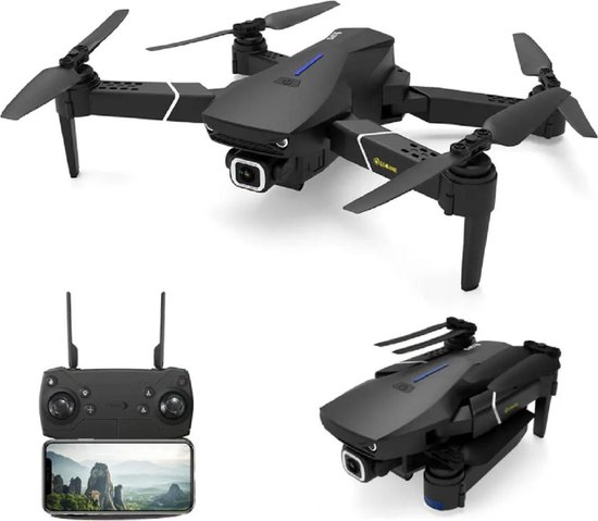 diepte gezond verstand procedure Drone opvouwbaar en makkelijk mee te nemen geleverd met drie accu's zwart  5G/WIFI HD... | bol.com