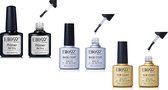 DW4Trading® Nagellak Primer, Base en Top coat gel uv led lucht drogend 3x10ml