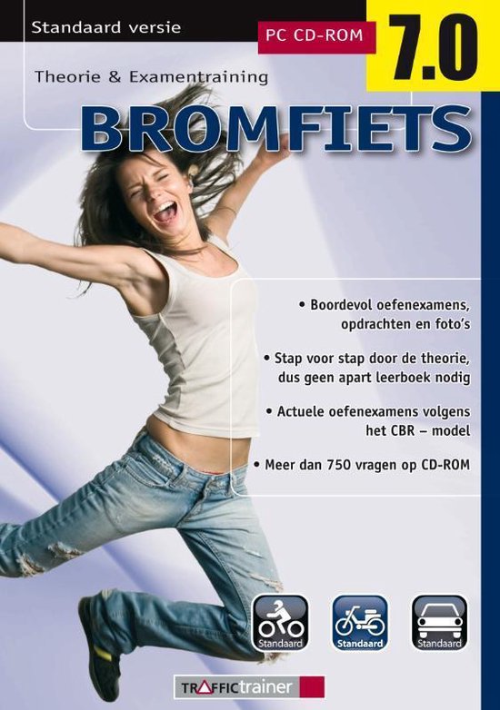 Cover van het boek 'Bromfiets 7.0 theorie en examentraining' van  Onbekend