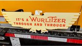 Wurlitzer Arend Logo Emaille Bord 61 x 20 cm - ZEER GELIMITEERD