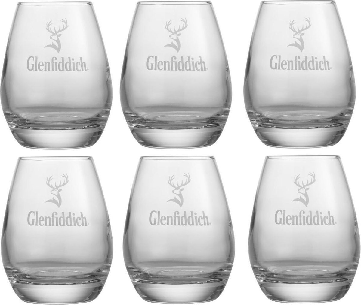 6 x Glenfiddich Tumbler Whiskyglas | bol.com