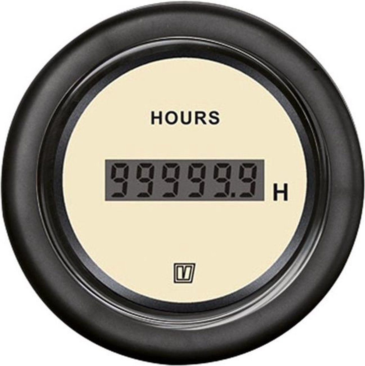 VETUS HOURCN beige Urenteller 12/24V