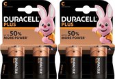 Duracell C Plus LR14 MN1400 - Batterijen 1.5 V - Alkaline - 4 Stuks