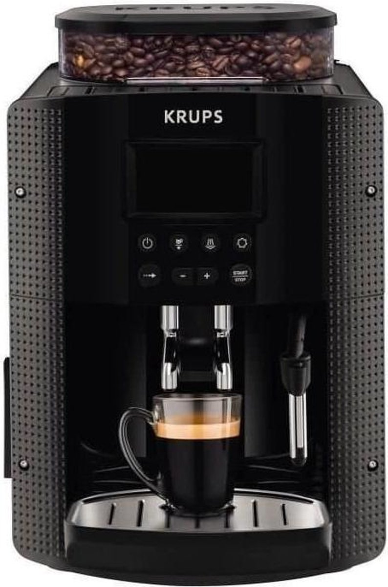 Krups YY8135FD Automatische espressomachine met maalmachine Zwart