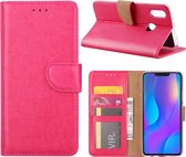 Huawei P Smart Plus 2018 - Bookcase Roze - portemonee hoesje