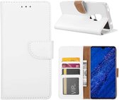 Bookcase Geschikt voor: Huawei Mate 20 Pro - Wit - portemonnee hoesje