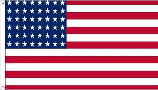 Oude USA vlag met 48 sterren | bol