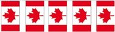 Papieren slinger Canada 4 meter - Canadese vlag - Supporter feestartikelen - Landen decoratie/versiering