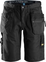 Snickers Workwear LiteWork 375 Short+ Zwart 44 6101 (Jeansmaat 30/32)