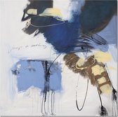 Schilderij - Blues and greys