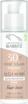 Laboratoires de Biarritz Alga Maris Biologische Zonbescherming Getinte Crème Gezicht SPF30 Ivoor 50ml