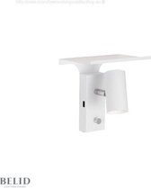 Tyson Wandlamp USB (rechts) Mat Wit (zonder opzetplank 8029)