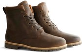 Travelin Esbjerg Heren - Veterboots - Vibram zool - Donkerbruin Leer - Maat 47