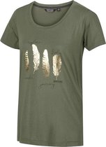 Regatta Filandra IV Katoenen T-Shirt Voor Dames Groen