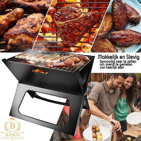 Barbecue portable de Luxe Oneiro's - pliable - été - grillades - jardin -  cuisine 