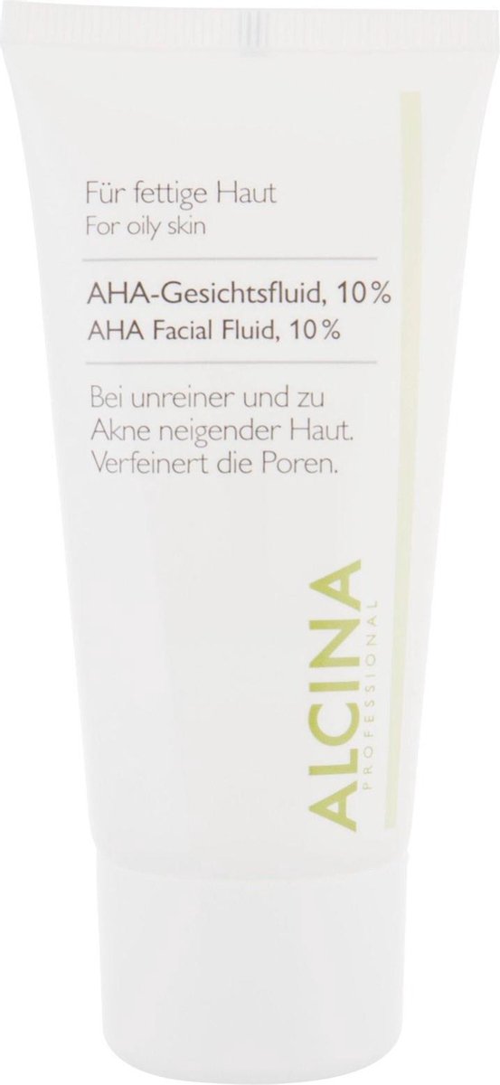 Alcina - 10% AHA Facial Fluid - Pleťový fluid s aha kyselinami - 50ml