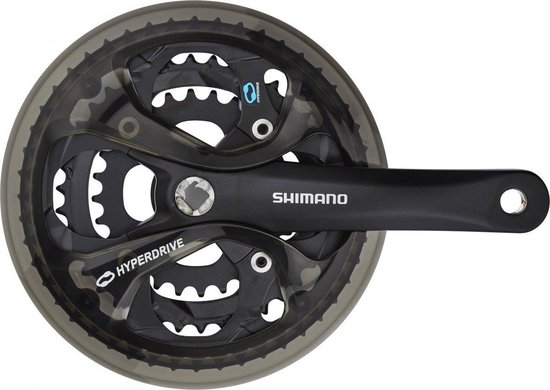 Crankstel 7/8 speed Shimano Acera FC-M361 - 175mm - 42x32x22T - zwart - Shimano
