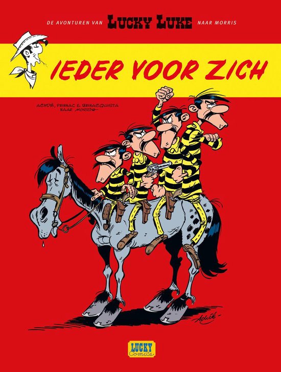 Cover van het boek 'Nieuwe avonturen van Lucky Luke: 005 Ieder voor zich'