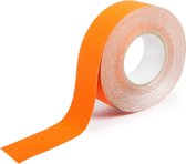 Antislip tape vervormbaar oranje B=50mm L=18,3m