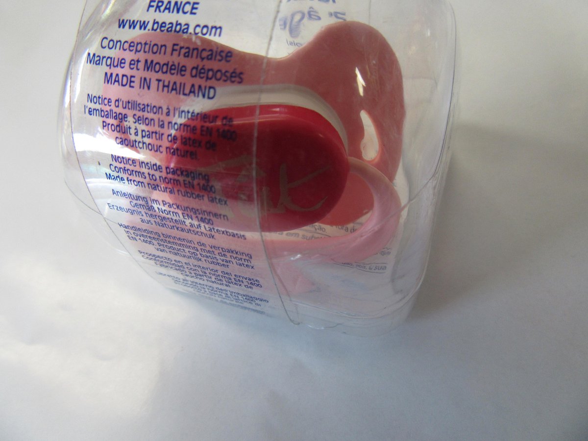 Goedkoopste fopspeen beaba 2de leeftijd, 6maand latex