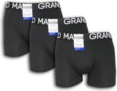Grand Man Boxershort 3-PACK 5005 maat M / Zwart