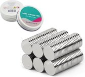 Super sterke magneten - 8 x 1 mm (50-stuks) - Rond - Neodymium - Koelkast magneten - Whiteboard magneten - Klein - Ronde - 8x1mm
