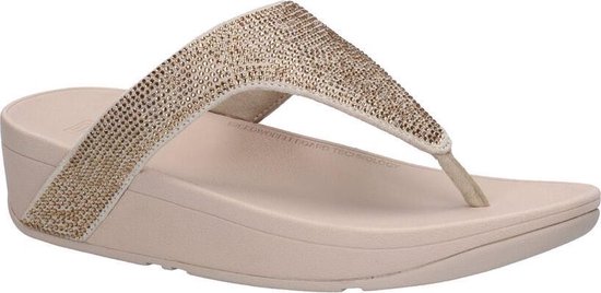 FitFlop Mina Crystal Blauw slipper | Schutrups Schoenen Exloo