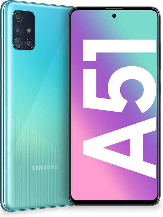 ruw Minder gokken Samsung Galaxy A51 - 128GB - Blauw | bol.com