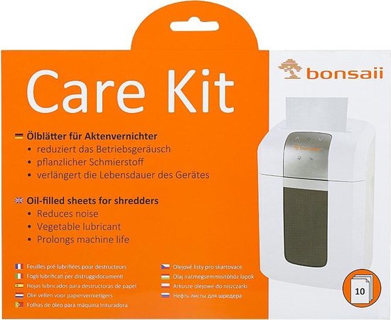 GENIE Pflegekit Ölpflegepapier für Aktenvernichter GENIE Pflegekit Ölpflegepapier für Aktenvernichter